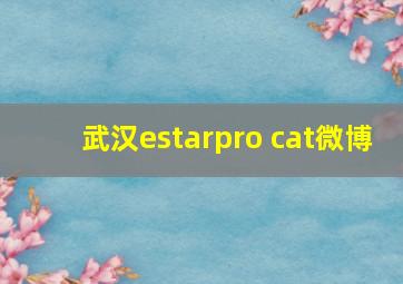 武汉estarpro cat微博